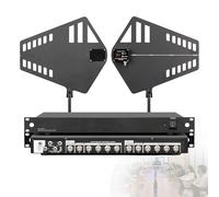 Amplificatore di segnale per microfono wireless con antenna direzionale attiva, gamma di frequenza 400-950 MHz per palcoscenico, matrimoni ed eventi (16 vie)