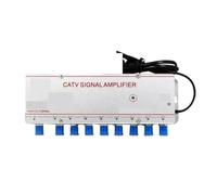 Amplificatore Di Segnale TV Digitale Via Cavo A Onde Terrestri 8620SA2 Un Ingresso Due Tre Quattro Sei Otto Guadagno Uscita 20DB Copertura più ampia(1 in 8 out)