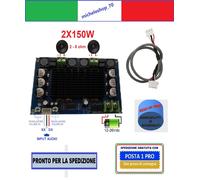 AMPLIFICATORE DIGITALE 2X150W 12-26Vdc MODULO XH-M569 TPA3116D2 2 chip