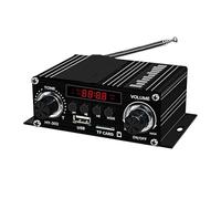 Amplificatore digitale Bluetooth 12V for auto, altoparlante HIFI a 2 canali, ricevitore FM