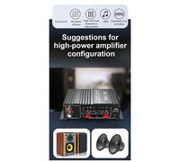 Amplificatore digitale Bluetooth BT-188 Mini amplificatore audio per computer domestico a 2 canali con uscita 12V per auto
