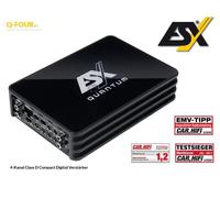ESX Q-FOURv3 4-Kanal Classe D Compatto Digitale Amplificatore 480 Watt RMS