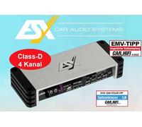 ESX QM FOUR QM-FOUR Amplificatore digitale compatto classe D 4 ch 4x52 W RMS 4Ω