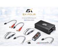 Amplificatore digitale ESX SX-FOUR 4 canali MINI Class con dimensioni ultraco...