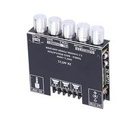 Amplificatore Digitale Modulo Potenza 2.1, Input AUX Bluetooth 5.0, Protezione Antiriversa Surriscaldamento Cortocircuito, Altoparlanti 20 100W Impedenza 4 8 Ohm, Per Casa Auto
