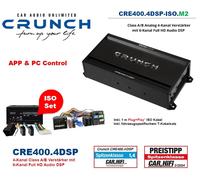 Amplificatore DSP Crunch CRE400.4DSP-ISO.M2 compatibile con VW Volkswagen T6 ...