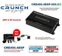 Crunch CRE400.4DSP-ISO.M3 4 Dsp Amplificatore Plug & Play Compatibile Con Mini