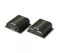 Techly Extender HDMI IDA EXT-E70POED - Full HD 3D PoE 40 m EDID IR su cavo Cat.6/6A/7 Nero