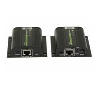 Techly Extender HDMI IDA EXT-E70POED - Full HD 3D PoE 40 m EDID IR su cavo Cat.6/6A/7 Nero