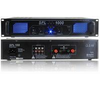 AMPLIFICATORE FINALE POTENZA PA STEREO SPL 1000W EQUALIZZATO X DJ
