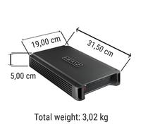 Amplificatore HERTZ HCP 1DK HCP1DK 1 canale mono classe d 1 x 740 watt rms car
