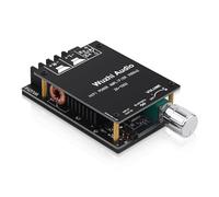 Amplificatore HiFi con scheda di amplificazione audio Bluetooth 5.0, ZK-1002 2.0 canali 100W x 2 mini amplificatore di potenza stereo per altoparlanti domestici, ingressi BT e AUX, DC 5-27V
