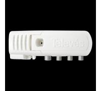 Amplificatore Interno di Custodia 3 Uscite Uhf/Vhf TV 20dB Connettore Gus LTE2