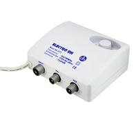 Amplificatore interno per antenna TV 60.271, compatibile con segnali digitali, migliora la ricezione per guardare i canali con migliore qualità.