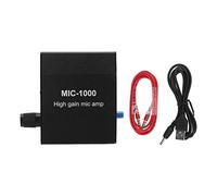 Amplificatore Microfonico MIC-1000, Preamplificatore Microfonico Piccolo, Preamplificatore Microfonico, per Podcast, Registrazione Live Streaming, Interfaccia 3,5 Mm,