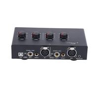 Amplificatore Microfono 48 V Phantom Alimentatore Phantom Supput 2 Canale Uscita di Ingresso Perdita di Amplificazione Senza Perdita Compatibilità Bt Accompagnamento Studio Pro Audio Preamp Live