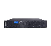 Amplificatore mixer 120W 6 zone 100V FM Bluetooth USB/SD 6 ing. - SEGON AME-120-6