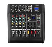 Amplificatore mixer DJ Au-dio Controller Mixer audio 600wx2 Effetto DSP a 16 bit 4 canali for spettacoli di feste Palcoscenico for computer Artisti e Band