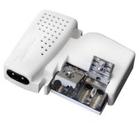 Amplificatore per alloggiamento 2S + DC, potenza ottimizzata per migliorare il segnale audio e video negli spazi residenziali.