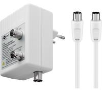 Amplificatore per antenna 2 dispositivi DVB-T/T2/C con cavo - Goobay ICOC SAT-AMP-DVB
