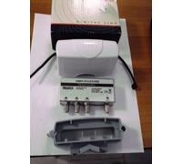 AMPLIFICATORE PER ANTENNA DA PALO 2 ING. UHF+1 ING. VHF/1 USCITA TEA2/UUMV