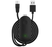 Amplificatore per Antenna TV HD - Potenziatore di Segnale Digitale da 24dB, Elimina l'Effetto Pixel, Migliora la Qualità delle Immagini su Smart TV, Supporta VHF/UHF (Nero)