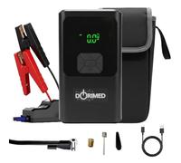 Amplificatore per batteria per auto multifunzione, avviatore batteria da 12 V, benzina e diesel, compressore d'aria, gonfiaggio pneumatici, caricatore rapido, illuminazione a LED e SOS, display
