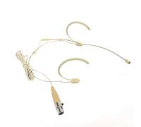 Amplificatore per microfono con gancio auricolare, auricolare cablato a 3 pin, mini auricolare con altoparlante, compatibile con cellulare e computer.