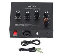 Amplificatore per microfono professionale con ampia compatibilità Amplificatore microfono a condensatore dinamico Regolazione dei bassi alti per home studio Performance dal vivo