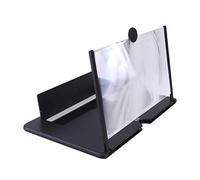 Amplificatore per Schermo 3D Porta Cellulare Supporto da Tavolo Amplificatore dello Schermo del Telefono Lente d'Ingrandimento per Smartphone Supporto per Telefono Pieghevole
