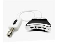 Amplificatore Piezoelettrico Perforato Con Foro Sonoro Per Chitarra Classica Con Pickup Singolo(White)