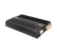 Amplificatore potenza per auto a 6 12V con alloggiamento in metallo del dissipatore calore e layout cablaggio multiterminale per progetti aggiornamento per auto e utilizzo del