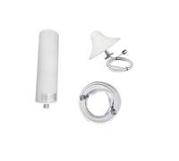 Amplificatore Ripetitore Segnale Telefonico 698-2700MHz 4G 3G 2G LTE CDMA GSM DCS Femmina Set Antenna Interna Ed Esterna Facile Ampia Compatibilità(Suit 2)