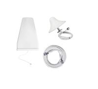 Amplificatore Ripetitore Segnale Telefonico 698-2700MHz 4G 3G 2G LTE CDMA GSM DCS Femmina Set Antenna Interna Ed Esterna Copertura più ampia(Suit 4)