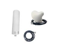 Amplificatore Ripetitore Segnale Telefonico 698-2700MHz 4G 3G 2G LTE CDMA GSM DCS Femmina Set Antenna Interna Ed Esterna Facile Ampia Compatibilità(Suit 1)