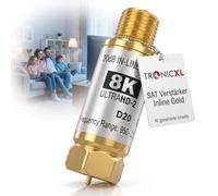 Amplificatore satellitare 8K HD placcato oro TV Inline DVB-S2 DVB-T2