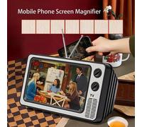 Schermo lente ingrandimento 12" per cellulare smartphone forma TV retrò