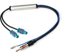 Amplificatore Segnale per Antenna Autoradio FM AM, Adattatore Convertitore Da Do