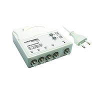 amplificatore segnale antenna tv vhf uhf da interno 30db 5g 1 ingresso 4 uscite