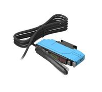 Amplificatore sensore in fibra ottica analogico 0-5V tensione NPN PNP NO NC doppia uscita 12-24V DC interruttore fotoelettrico a 4 fili(DN10-MN NPN)