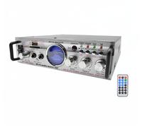 Amplificatore SpeakerAudio Bluetooth Stereo USB SD Karaoke Auto Casa Telecomando