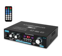 Amplificatore stereo HiFi, prezzo accessibile ma suono eccezionale, connettività Bluetooth per ricevitori audio domestici, Bluetooth 5.0 wireless