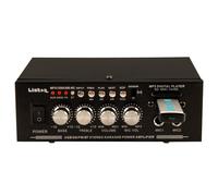 Amplificatore stereo per karaoke MP3 Bluetooth party system Telecomando USB SD da 50 W