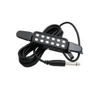 Amplificatore trasduttore pickup per chitarra a 12 fori, con cavo da 300 cm, presa da 6,35 mm, per chitarra acustica da 39" a 42", con morsetto
