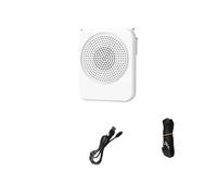 Amplificatore Vocale, Altoparlante Microfono altoparlante ad alta potenza da 10 W for l'insegnamento della guida turistica di classe portatile(White)