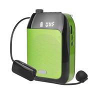 Amplificatore Vocale, Amplificatore vocale cablato Bluetooth 2.4G 15W portatile for l'insegnamento della guida turistica(Groen)