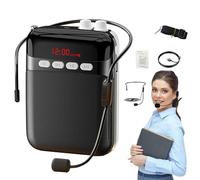 Amplificatore Vocale - Amplificatore Vocale Portatile | Aurione Microfono Ricaricabile | PA Altoparlante Ideale Per Insegnanti, Guide Turistiche, Presentatori E Parlare In Pubblico