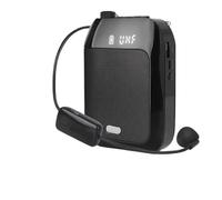 Amplificatore Vocale, Amplificatore vocale wireless Bluetooth UHF T9 portatile for l'insegnamento del microfono for guida turistica(Noir)