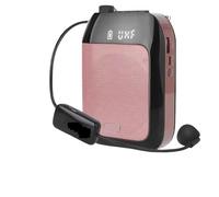 Amplificatore Vocale, Amplificatore vocale wireless Bluetooth UHF T9 portatile for l'insegnamento del microfono for guida turistica(Pink)