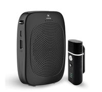 Amplificatore vocale Bluetooth con microfono lavalier wireless per insegnanti, altoparlante portatile a clip, mini megafono sistema PA per aula / yoga / eventi pubblici C006